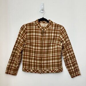Vintage 60s Plaid Mod Jacket